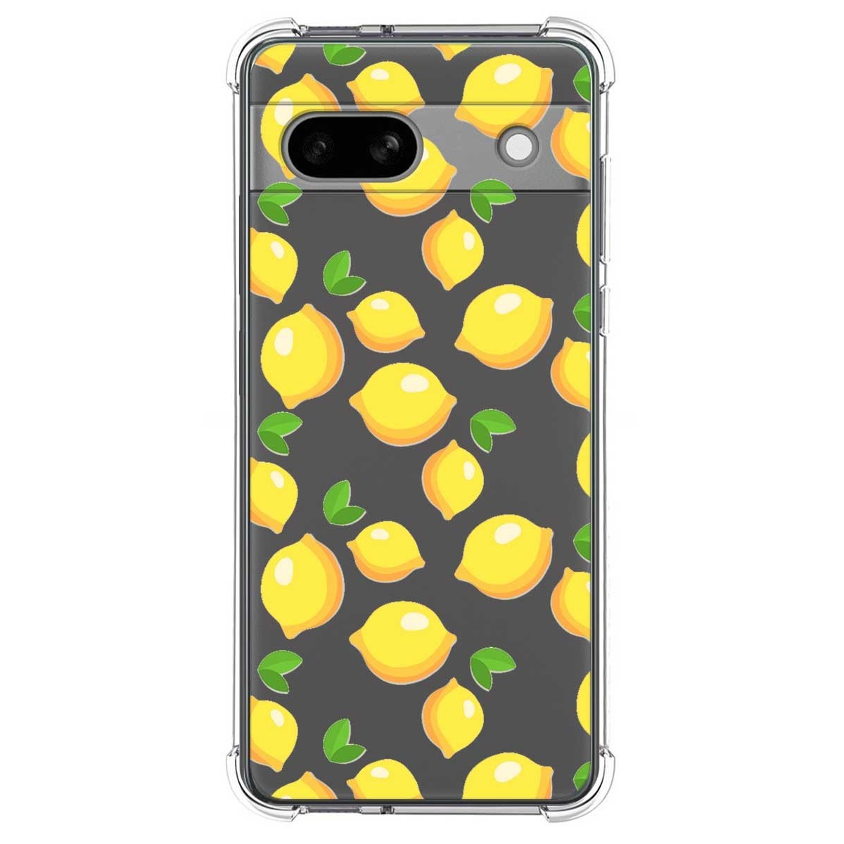 Funda Silicona Antigolpes para Google Pixel 7a 5G diseño Limones Dibujos