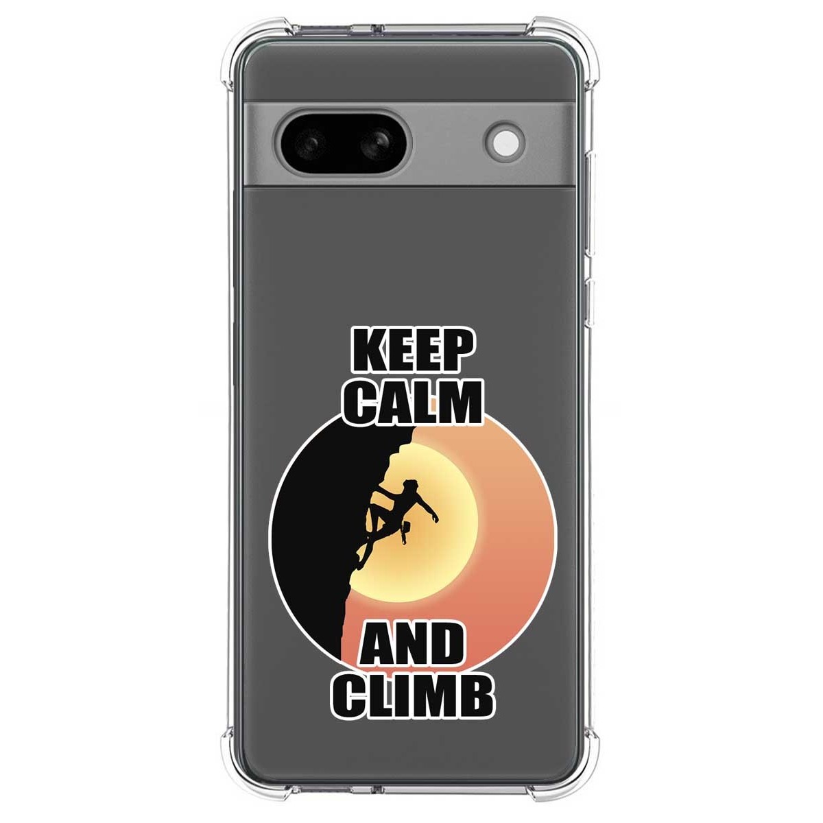 Funda Silicona Antigolpes para Google Pixel 7a 5G diseño Mujer Escalada Dibujos