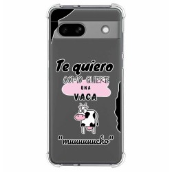 Funda Silicona Antigolpes para Google Pixel 7a 5G diseño Vaca Dibujos