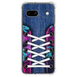 Funda Silicona Antigolpes para Google Pixel 7a 5G diseño Zapatillas 06 Dibujos