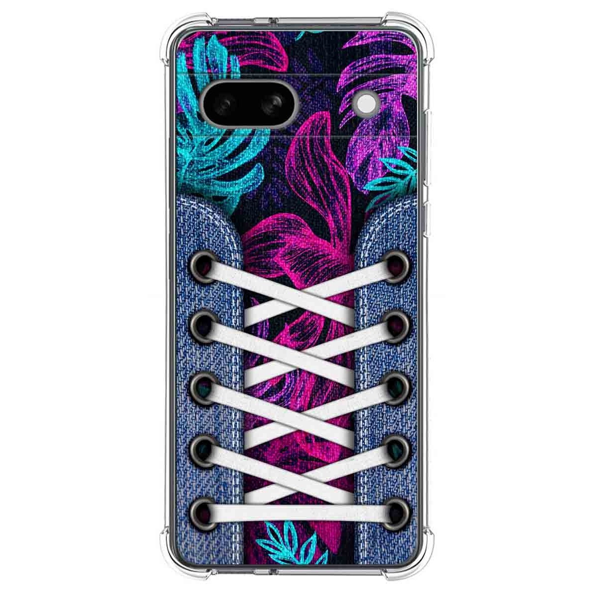 Funda Silicona Antigolpes para Google Pixel 7a 5G diseño Zapatillas 07 Dibujos