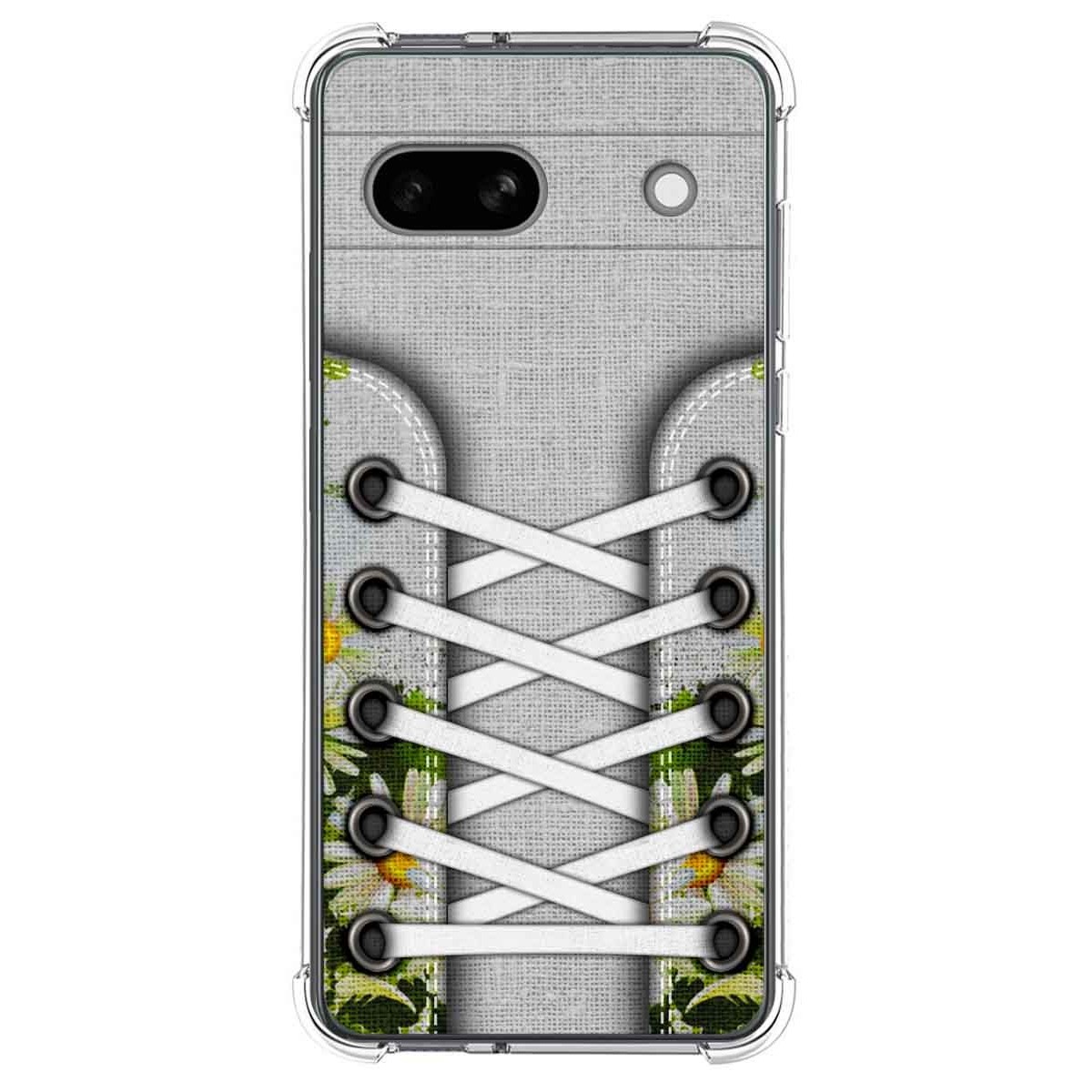 Funda Silicona Antigolpes para Google Pixel 7a 5G diseño Zapatillas 08 Dibujos