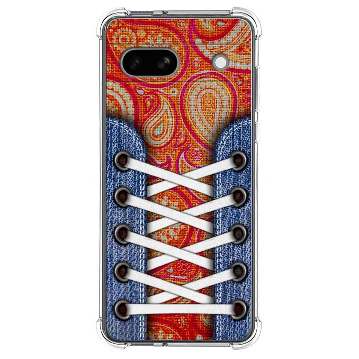 Funda Silicona Antigolpes para Google Pixel 7a 5G diseño Zapatillas 10 Dibujos