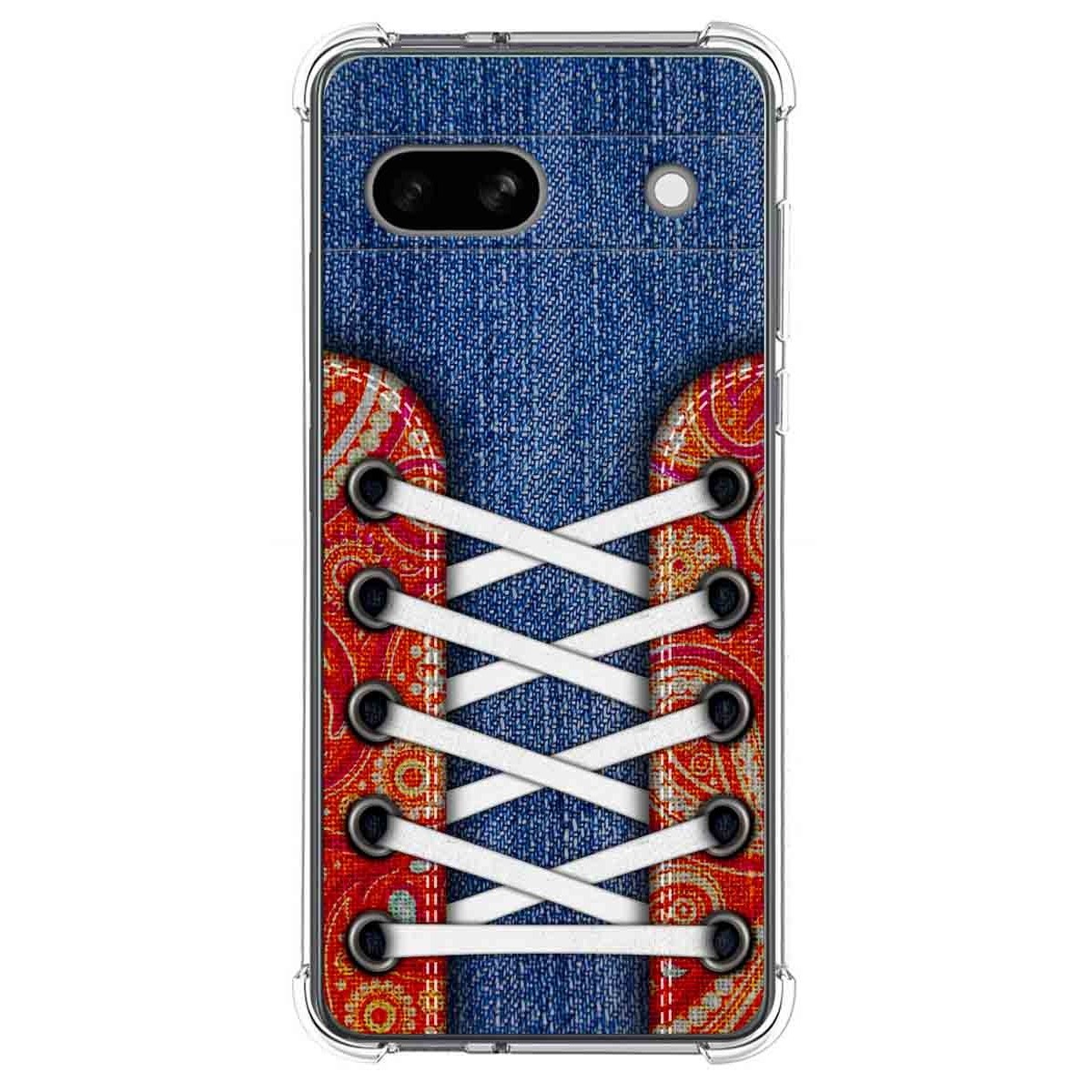 Funda Silicona Antigolpes para Google Pixel 7a 5G diseño Zapatillas 11 Dibujos