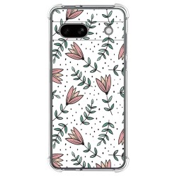 Funda Silicona Antigolpes para Google Pixel 7a 5G diseño Flores 01 Dibujos