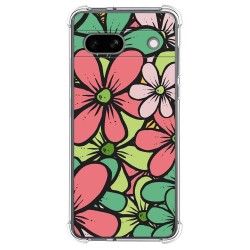 Funda Silicona Antigolpes para Google Pixel 7a 5G diseño Flores 02 Dibujos