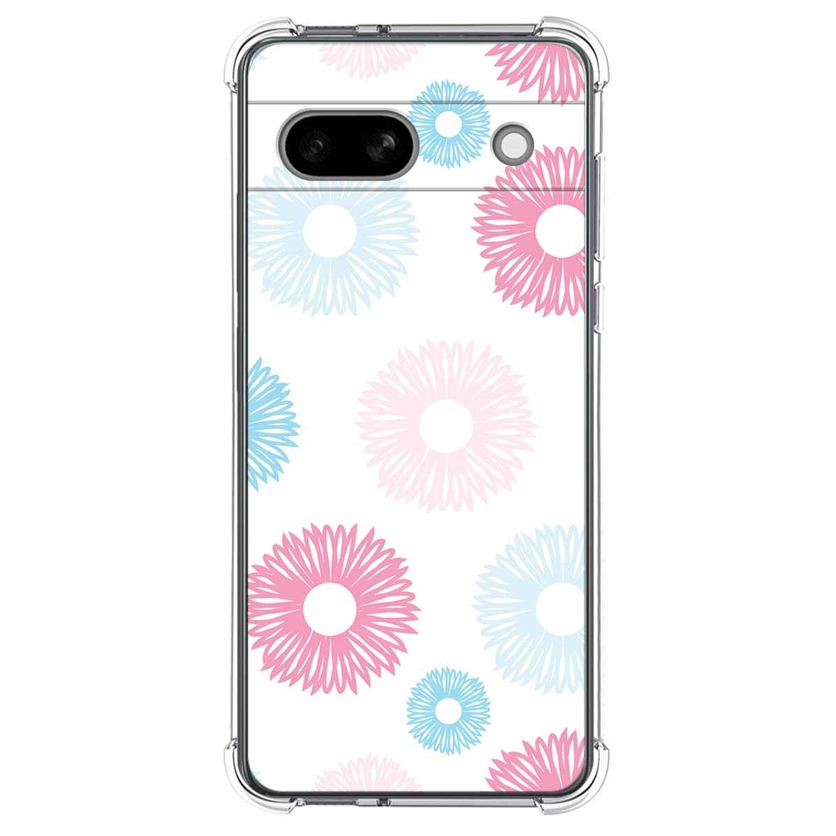 Funda Silicona Antigolpes para Google Pixel 7a 5G diseño Flores 06 Dibujos
