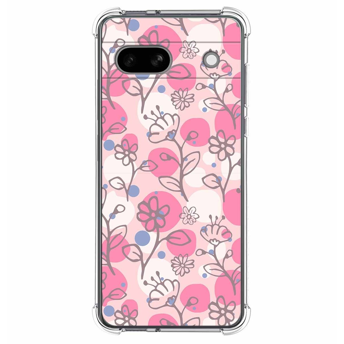 Funda Silicona Antigolpes para Google Pixel 7a 5G diseño Flores 07 Dibujos