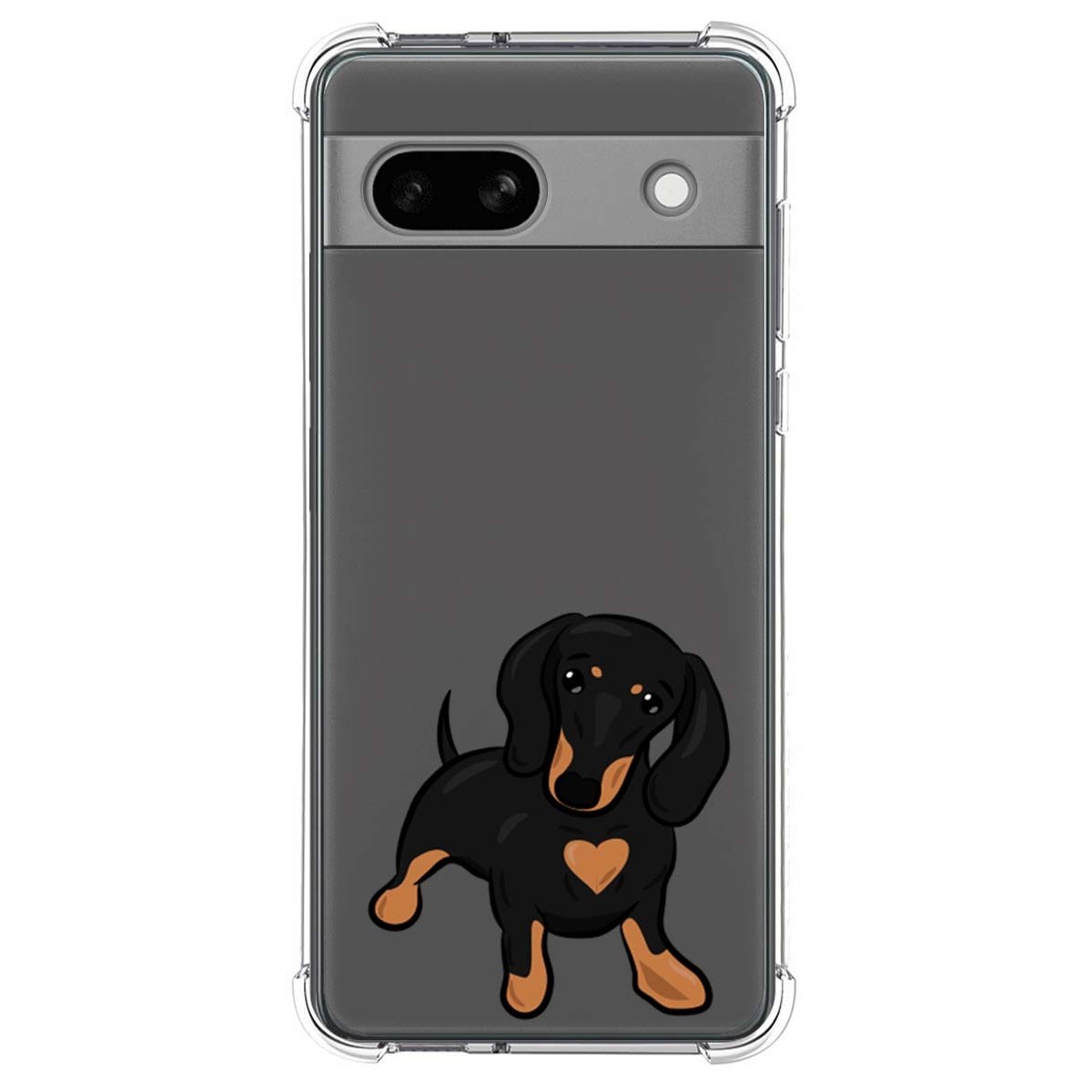 Funda Silicona Antigolpes para Google Pixel 7a 5G diseño Perros 04 Dibujos