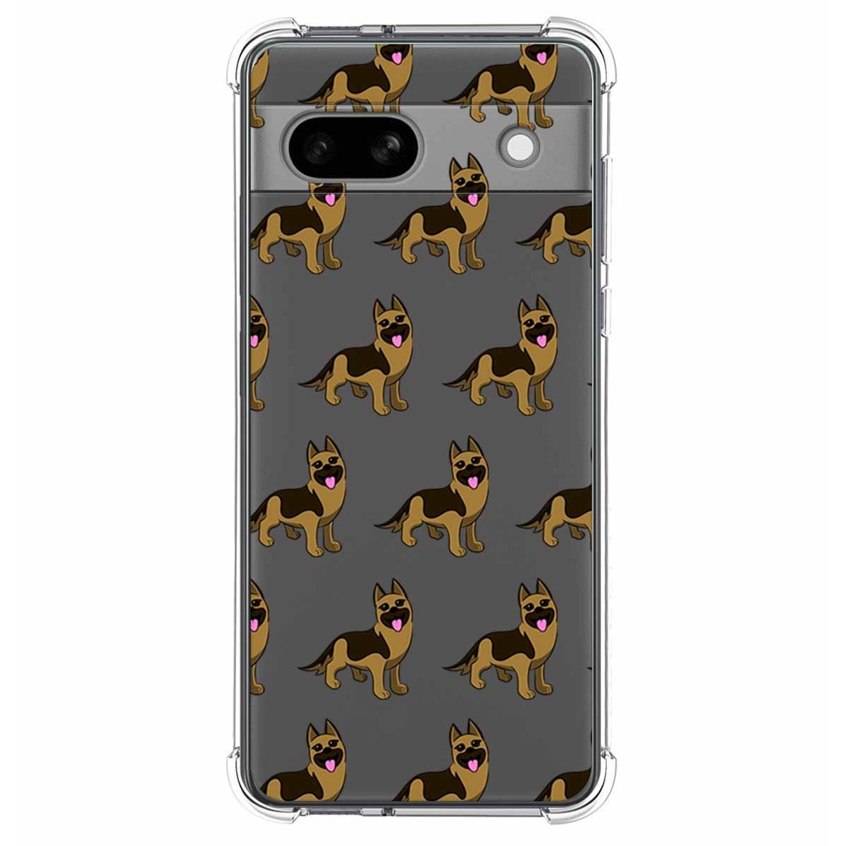 Funda Silicona Antigolpes para Google Pixel 7a 5G diseño Perros 09 Dibujos