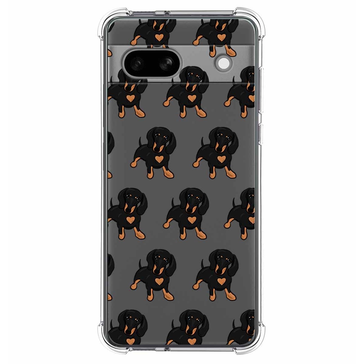 Funda Silicona Antigolpes para Google Pixel 7a 5G diseño Perros 10 Dibujos