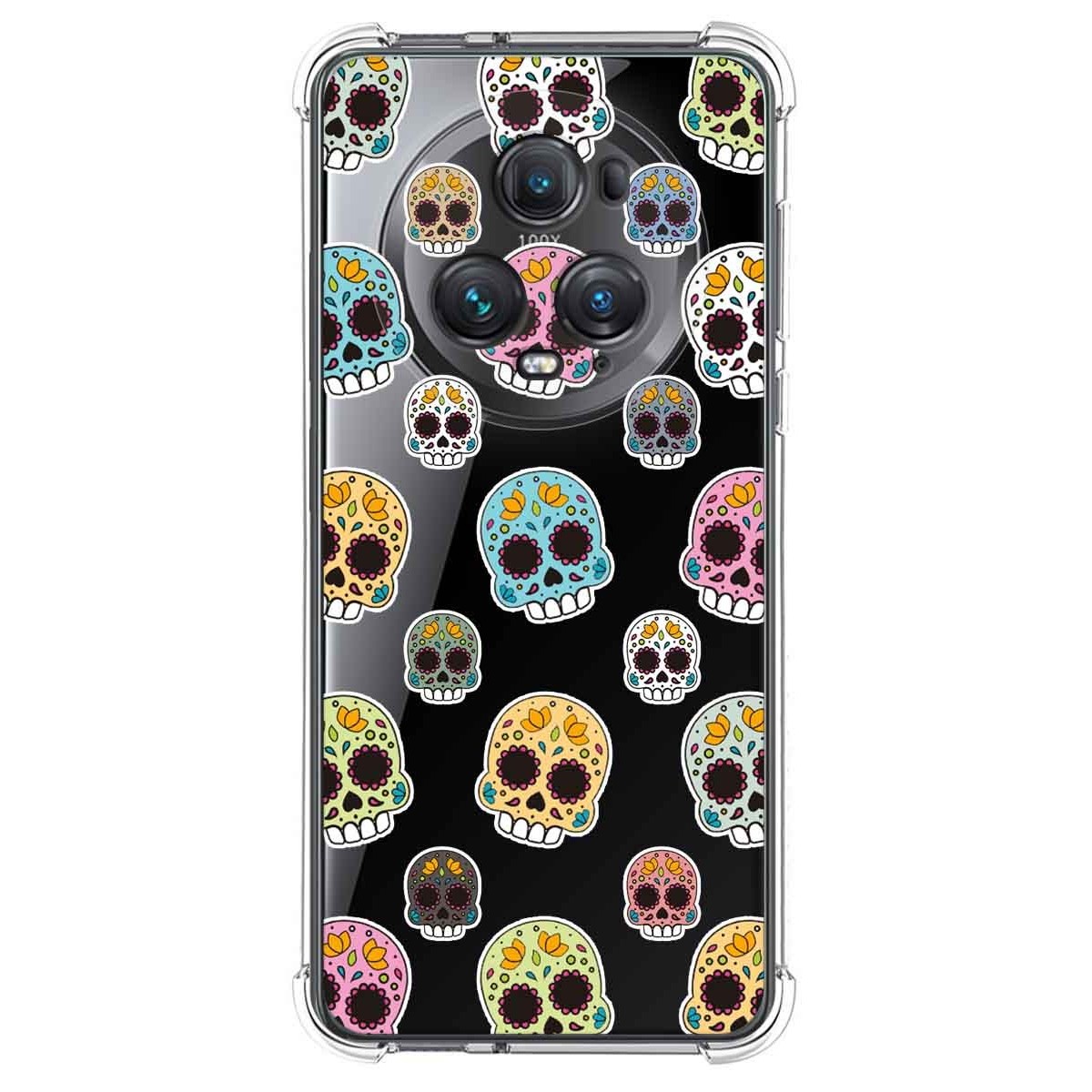 Funda Silicona Antigolpes para Huawei Honor Magic 5 Pro 5G diseño Catrina Dibujos