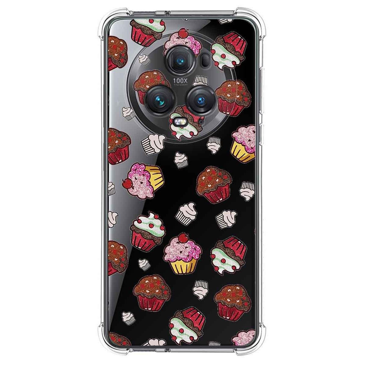 Funda Silicona Antigolpes para Huawei Honor Magic 5 Pro 5G diseño Muffins Dibujos