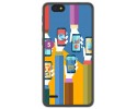 Funda Gel Tpu para Zte Blade A330 Diseño Apps Dibujos