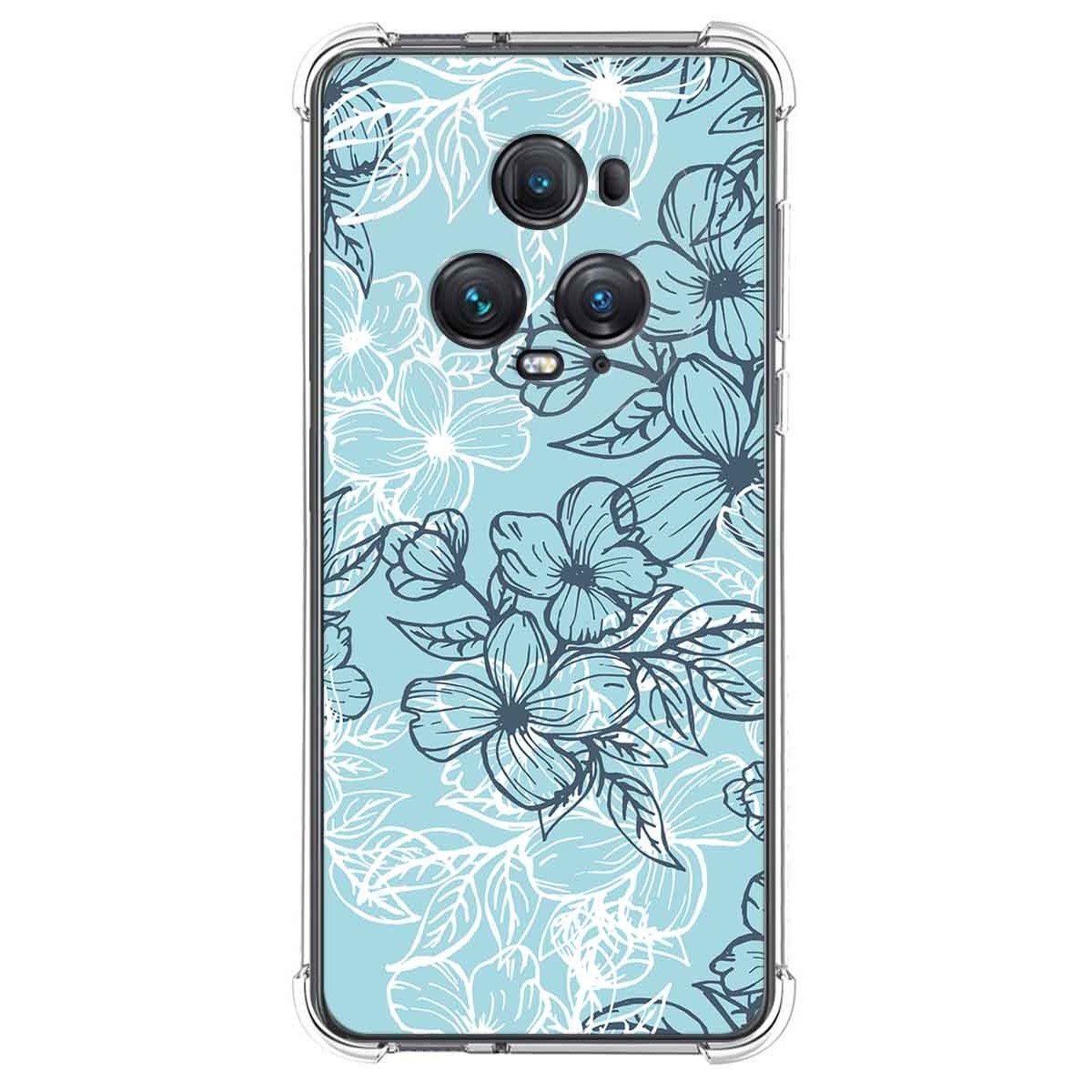 Funda Silicona Antigolpes para Huawei Honor Magic 5 Pro 5G diseño Flores 03 Dibujos