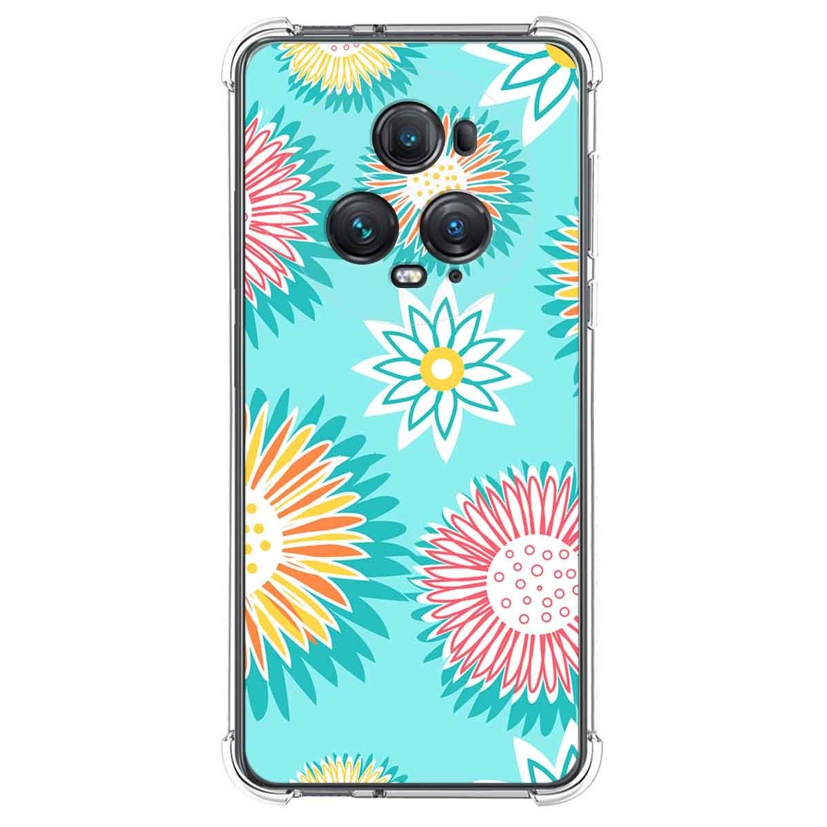 Funda Silicona Antigolpes para Huawei Honor Magic 5 Pro 5G diseño Flores 05 Dibujos