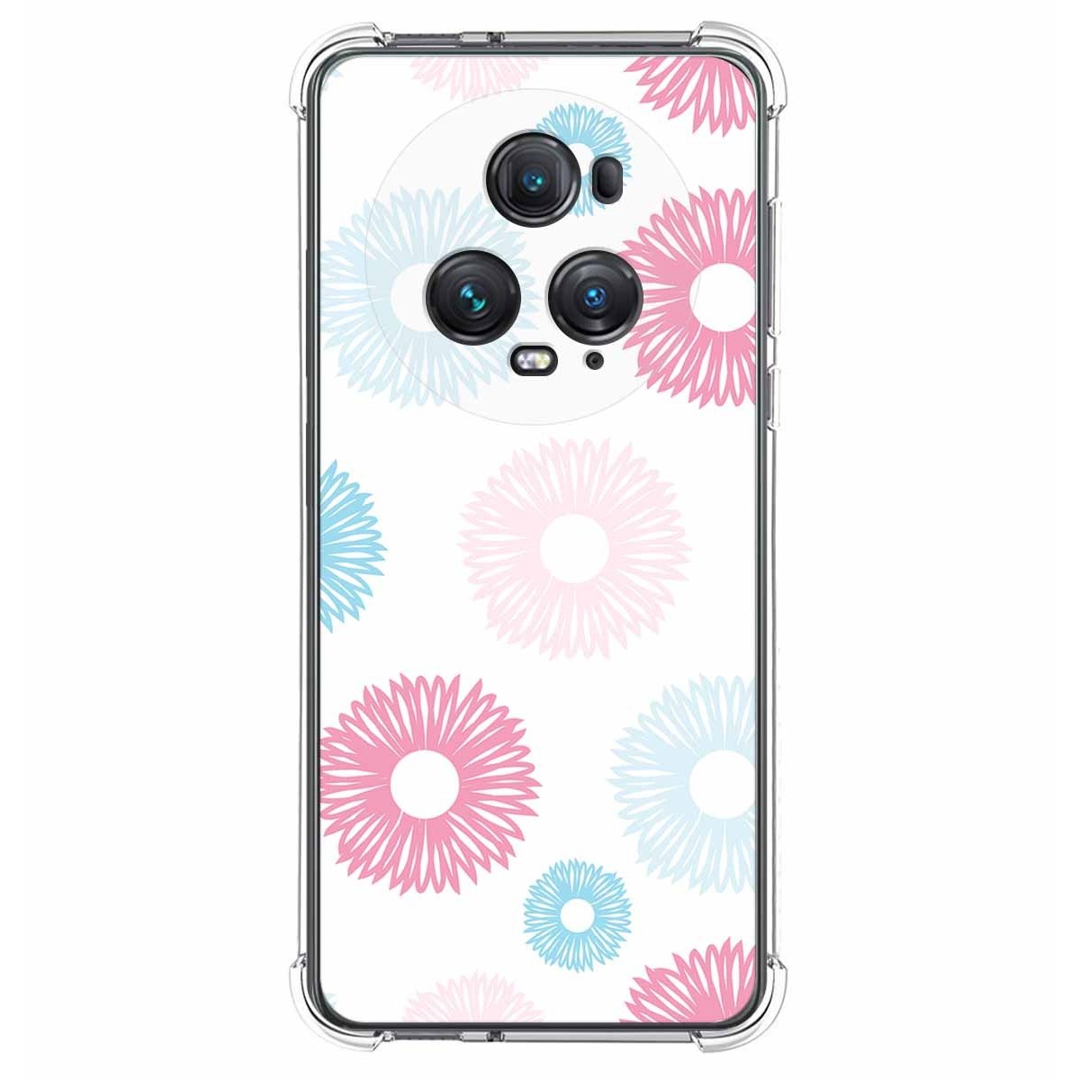 Funda Silicona Antigolpes para Huawei Honor Magic 5 Pro 5G diseño Flores 06 Dibujos