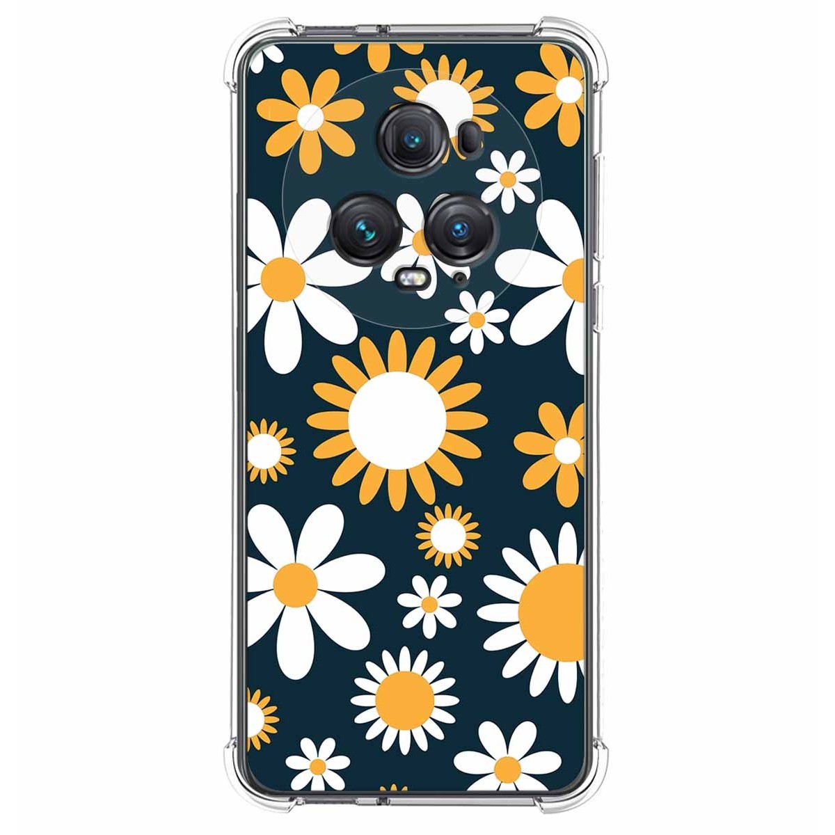 Funda Silicona Antigolpes para Huawei Honor Magic 5 Pro 5G diseño Flores 08 Dibujos
