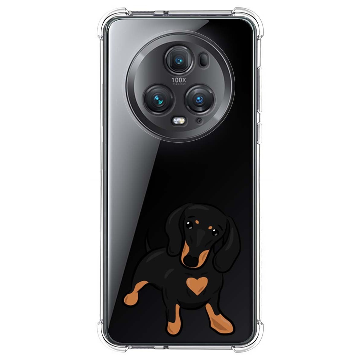 Funda Silicona Antigolpes para Huawei Honor Magic 5 Pro 5G diseño Perros 04 Dibujos