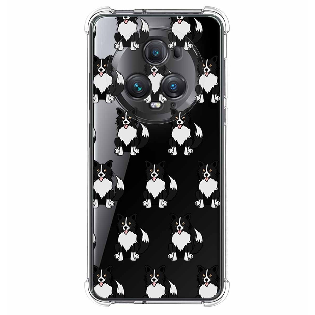 Funda Silicona Antigolpes para Huawei Honor Magic 5 Pro 5G diseño Perros 07 Dibujos