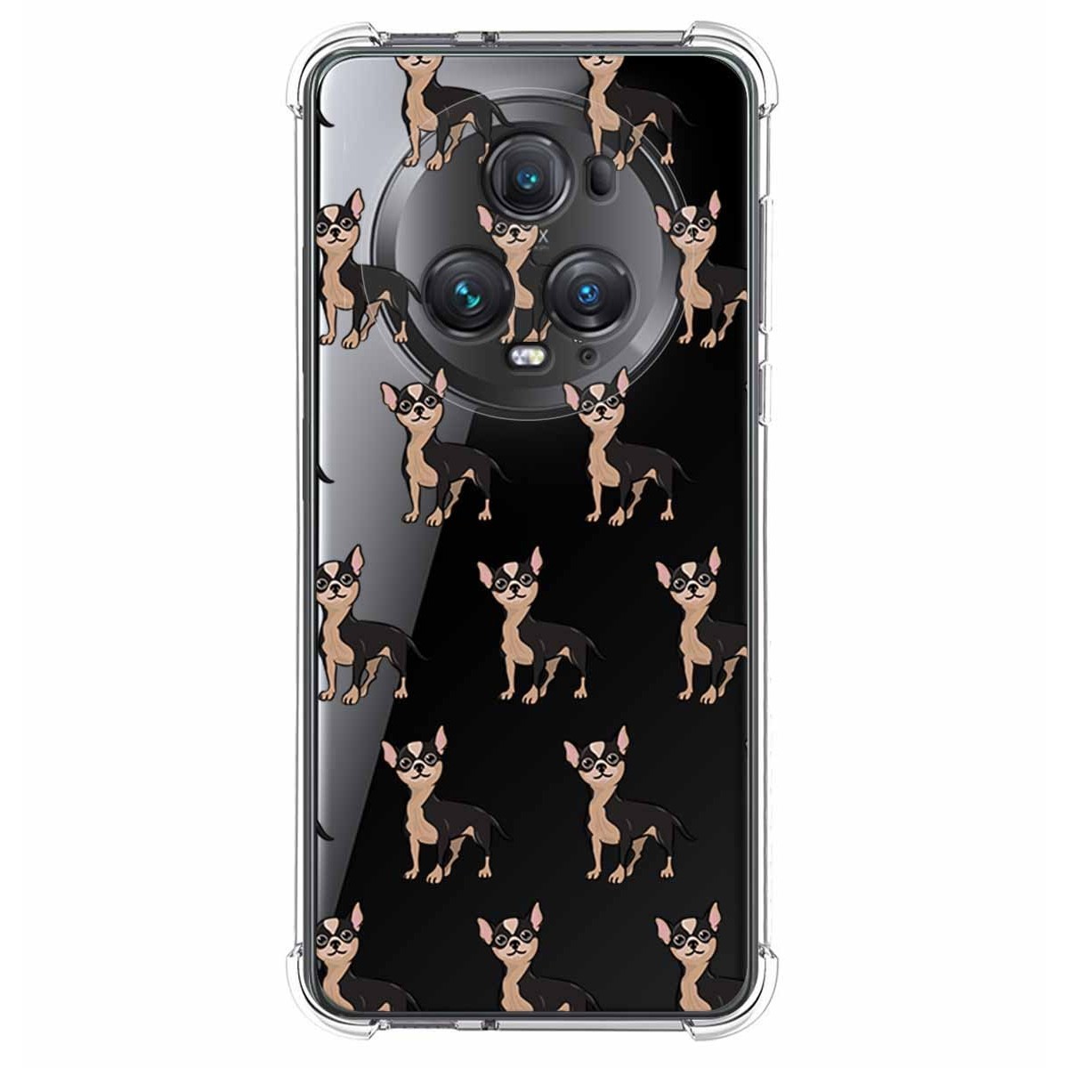 Funda Silicona Antigolpes para Huawei Honor Magic 5 Pro 5G diseño Perros 11 Dibujos
