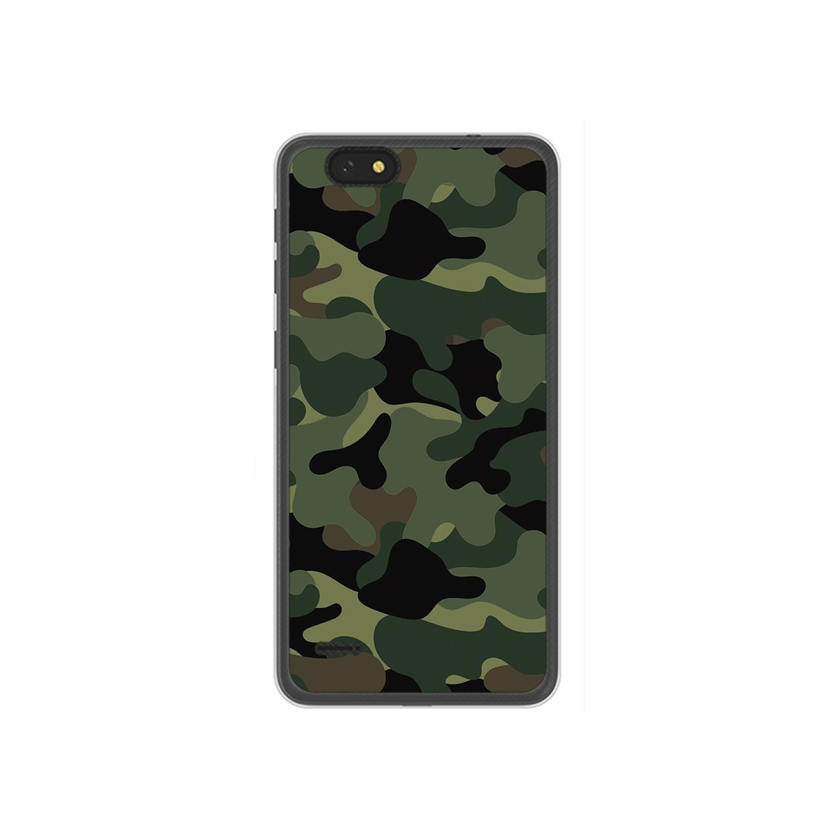 Funda Gel Tpu para Zte Blade A330 Diseño Camuflaje Dibujos