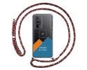 Personaliza tu Funda Colgante Transparente para Xiaomi Poco F5 Pro 5G con Cordon Rosa / Dorado Dibujo Personalizada