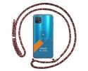 Personaliza tu Funda Colgante Transparente para Oppo A16K con Cordon Rosa / Dorado Dibujo Personalizada