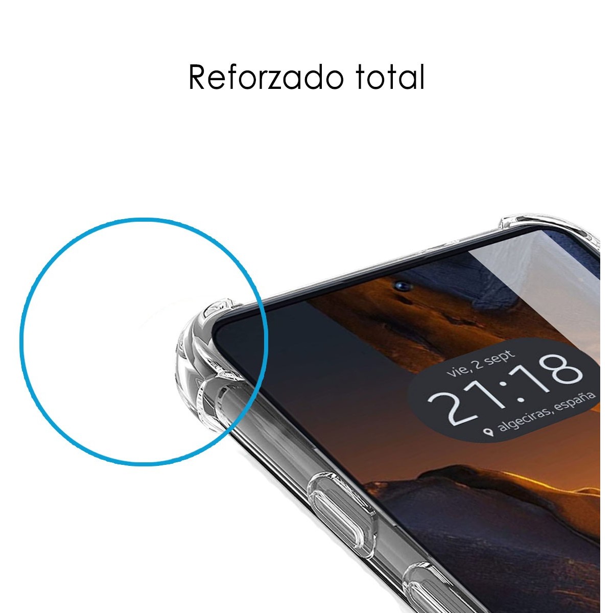 Funda Silicona Antigolpes Transparente para Xiaomi POCO F5 5G