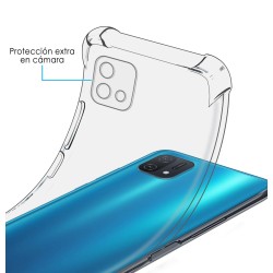 Funda Silicona Antigolpes Transparente para Oppo A16K 2