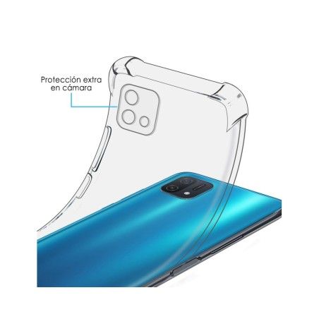 Funda Silicona Antigolpes Transparente para Oppo A16K