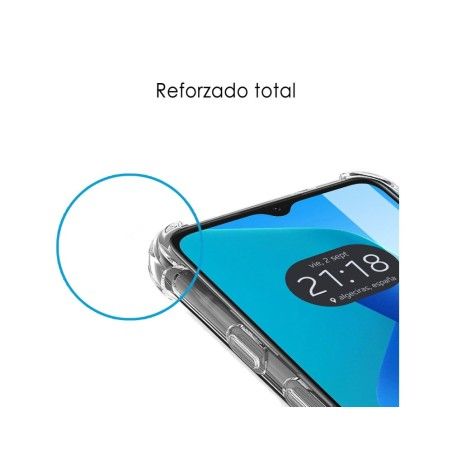 Funda Silicona Antigolpes Transparente para Oppo A16K