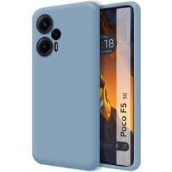 Funda Silicona Líquida Ultra Suave para Xiaomi Poco F5 5G color Azul