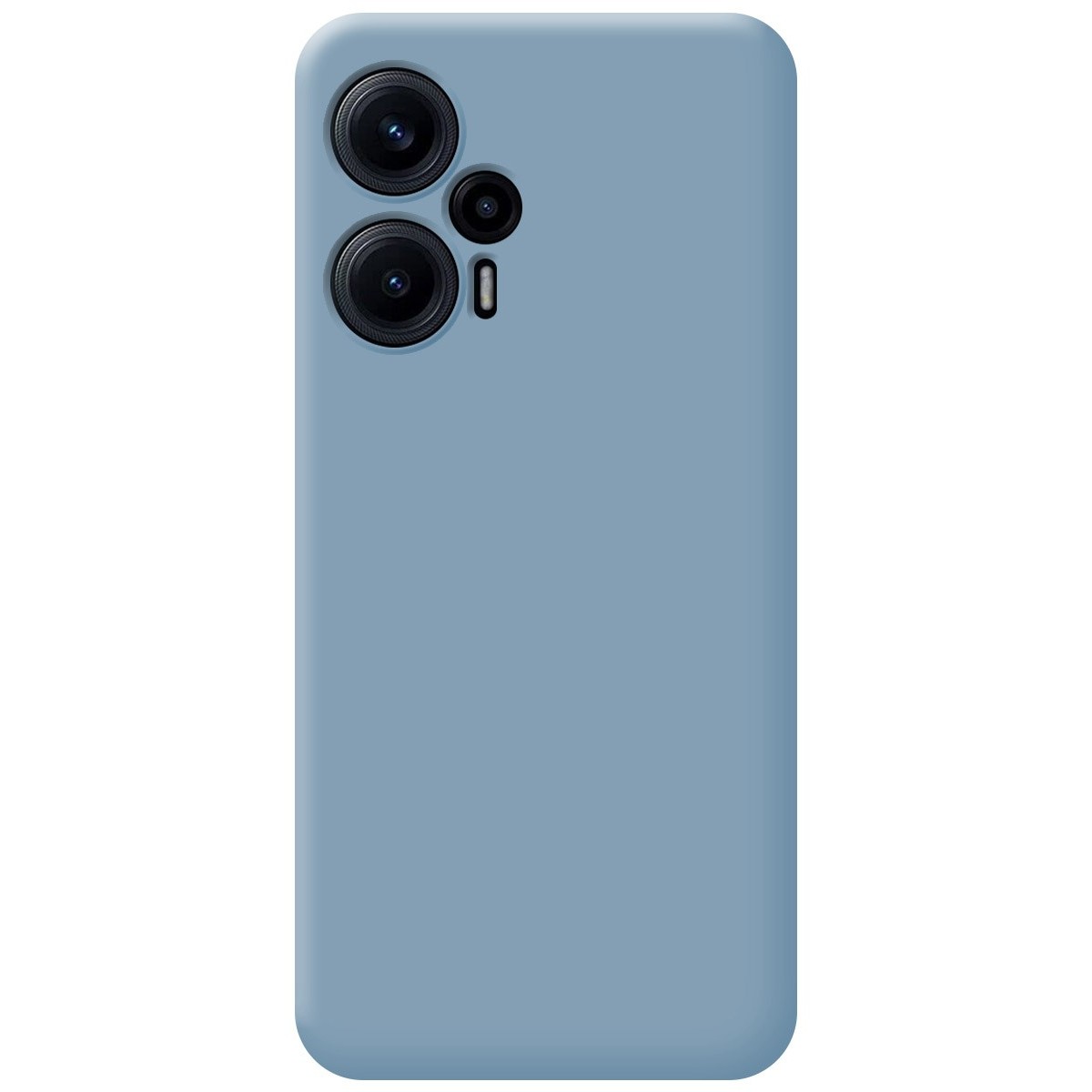Funda Silicona Líquida Ultra Suave para Xiaomi Poco F5 5G color Azul