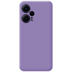 Funda Silicona Líquida Ultra Suave para Xiaomi Poco F5 5G color Morada 2