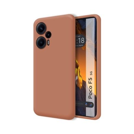 Funda Silicona Líquida Ultra Suave para Xiaomi Poco F5 5G color Rosa