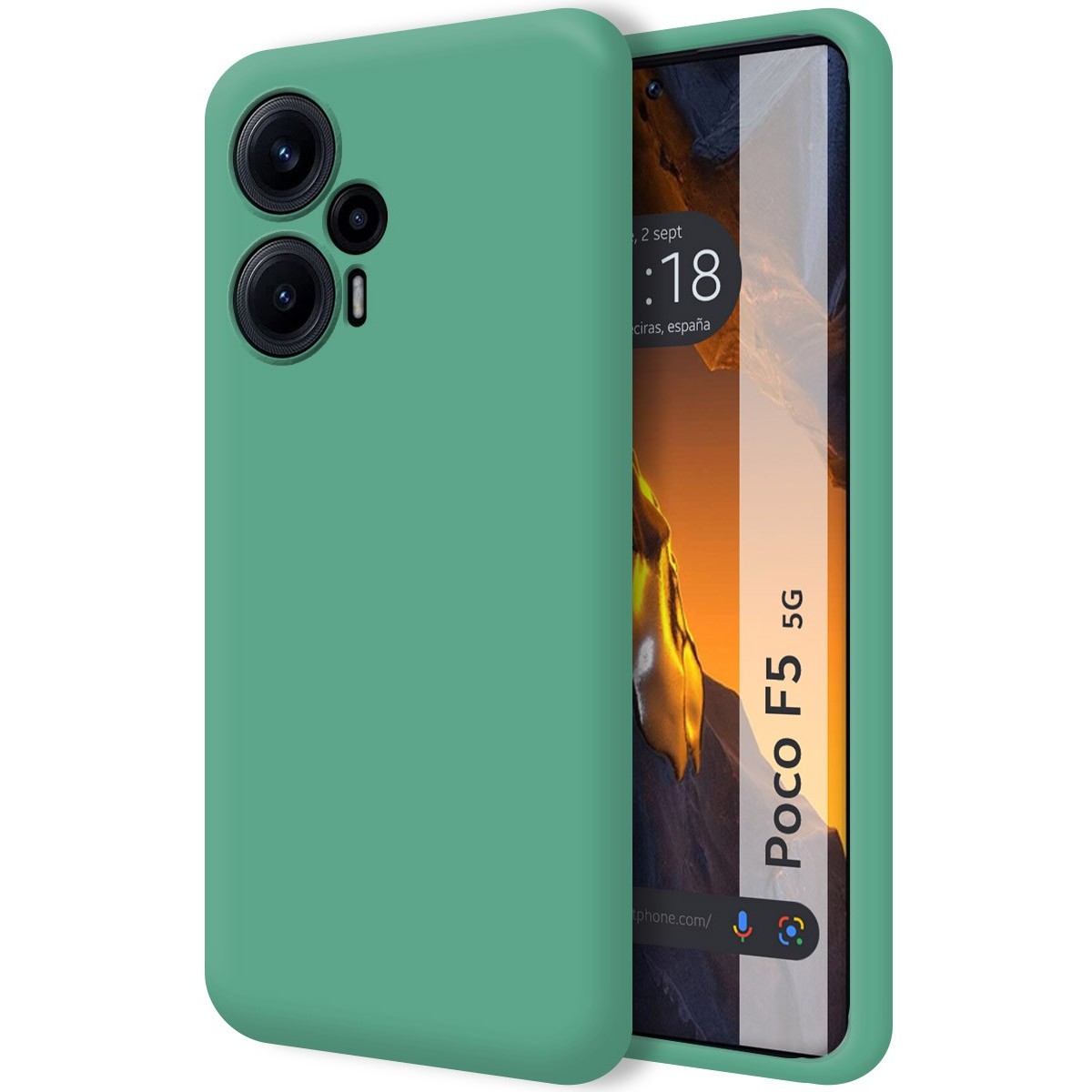 Xiaomi Redmi Note 10 Pro Funda Gel Tpu Silicona Líquida Verde