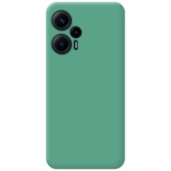 Funda Silicona Líquida Ultra Suave para Xiaomi Poco F5 5G color Verde 2