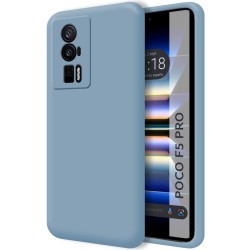 Funda Silicona Líquida Ultra Suave para Xiaomi Poco F5 Pro 5G color Azul