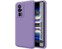 Funda Silicona Líquida Ultra Suave para Xiaomi Poco F5 Pro 5G color Morada