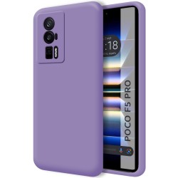 Funda Silicona Líquida Ultra Suave para Xiaomi Poco F5 Pro 5G color Morada