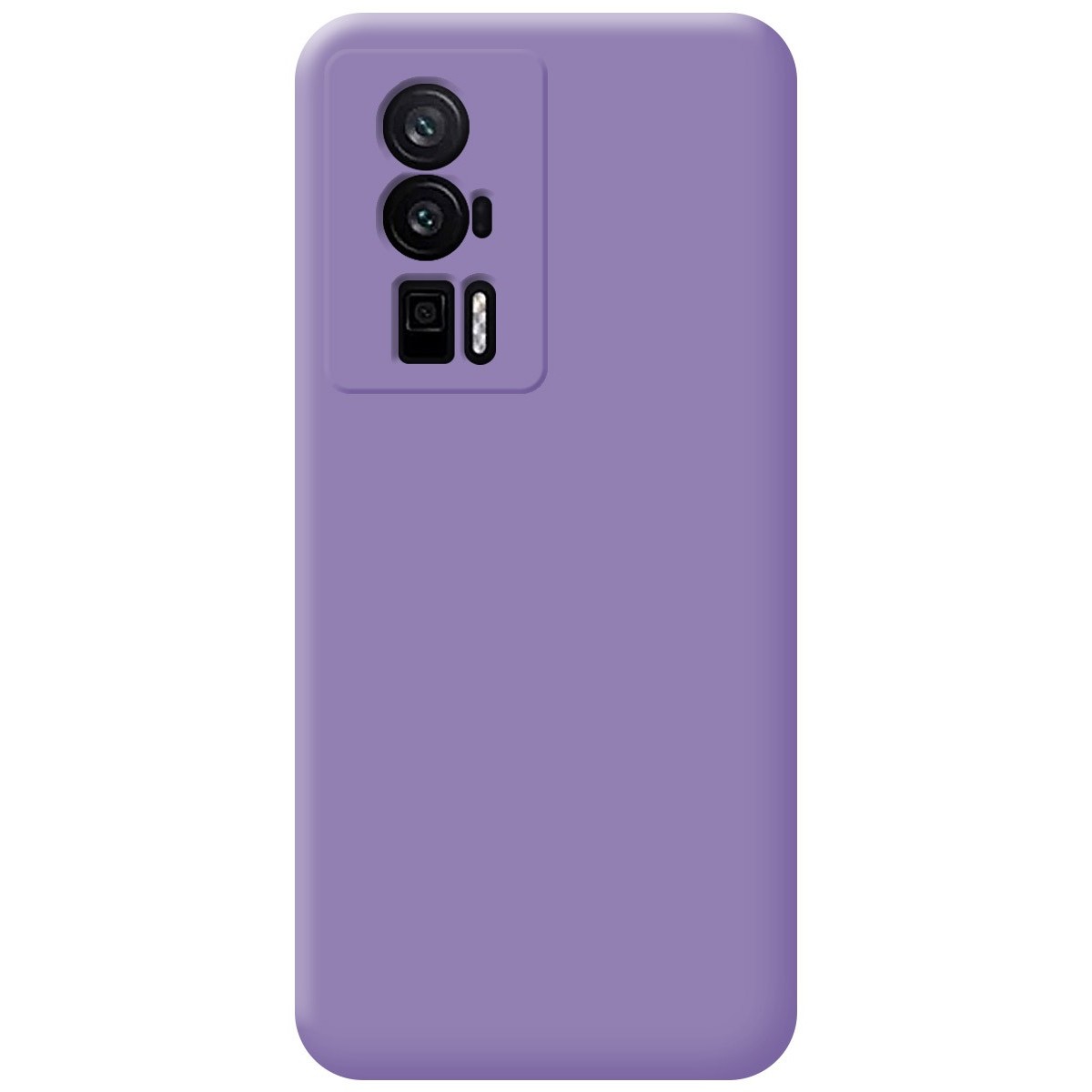 Funda Silicona Líquida Ultra Suave para Xiaomi Poco F5 Pro 5G color Morada