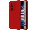 Funda Silicona Líquida Ultra Suave para Xiaomi Poco F5 Pro 5G color Roja