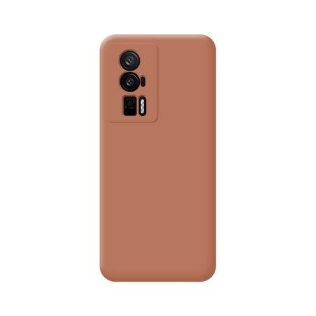 Funda Silicona Líquida Ultra Suave para Xiaomi Poco F5 Pro 5G color Rosa