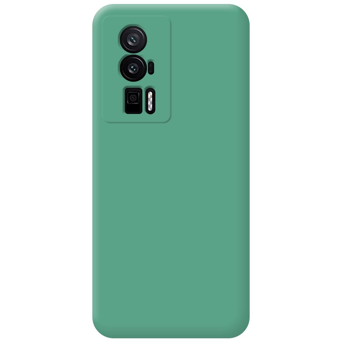 Funda Silicona Líquida Ultra Suave para Xiaomi Poco F5 Pro 5G color Verde