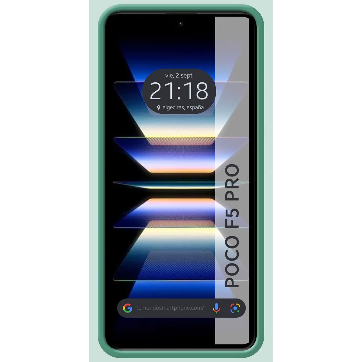 Funda Silicona Líquida Ultra Suave para Xiaomi Poco F5 Pro 5G color Verde