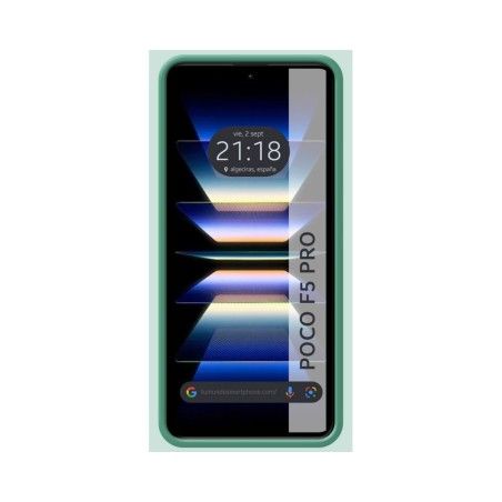 Funda Silicona Líquida Ultra Suave para Xiaomi Poco F5 Pro 5G color Verde
