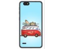 Funda Gel Tpu para Zte Blade A330 Diseño Furgoneta Dibujos