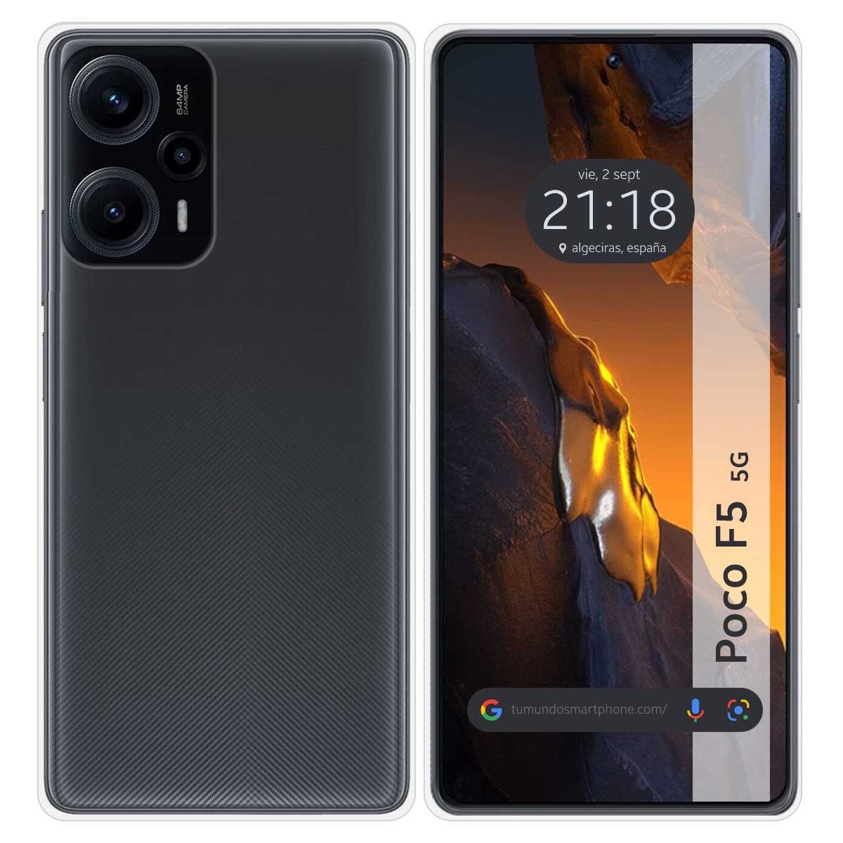 Funda Silicona Gel TPU Transparente para Xiaomi Poco F5 5G