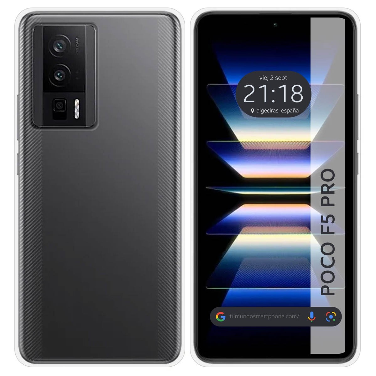 Funda Silicona Gel TPU Transparente para Xiaomi Poco F5 Pro 5G